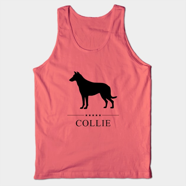 Smooth Collie Black Silhouette Tank Top by millersye